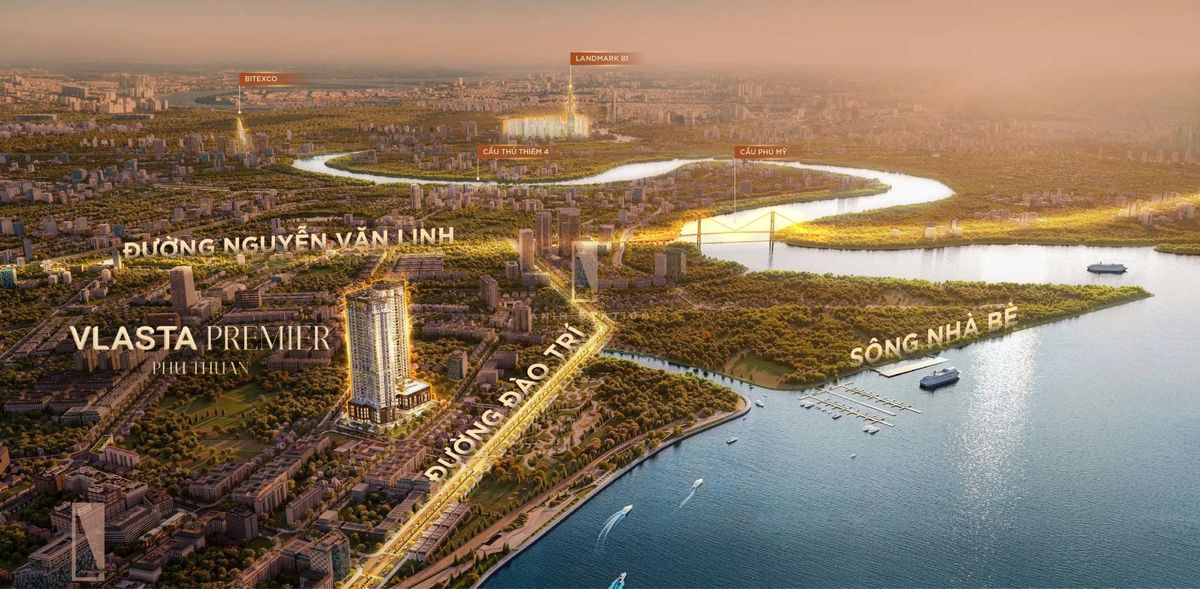 Tầm nhìn triệu đô ôm trọn sông Sài Gòn từ Vlasta Premier